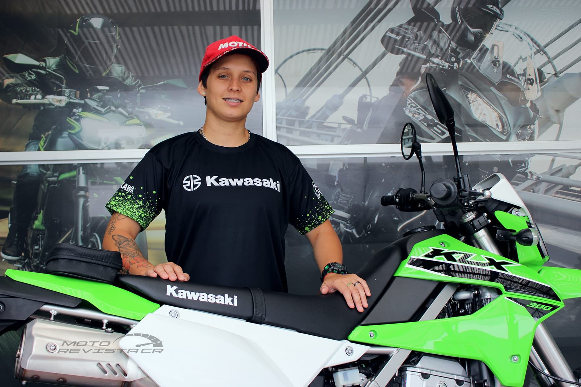 María Paula Saborío es una líder Destacada en el Motocross