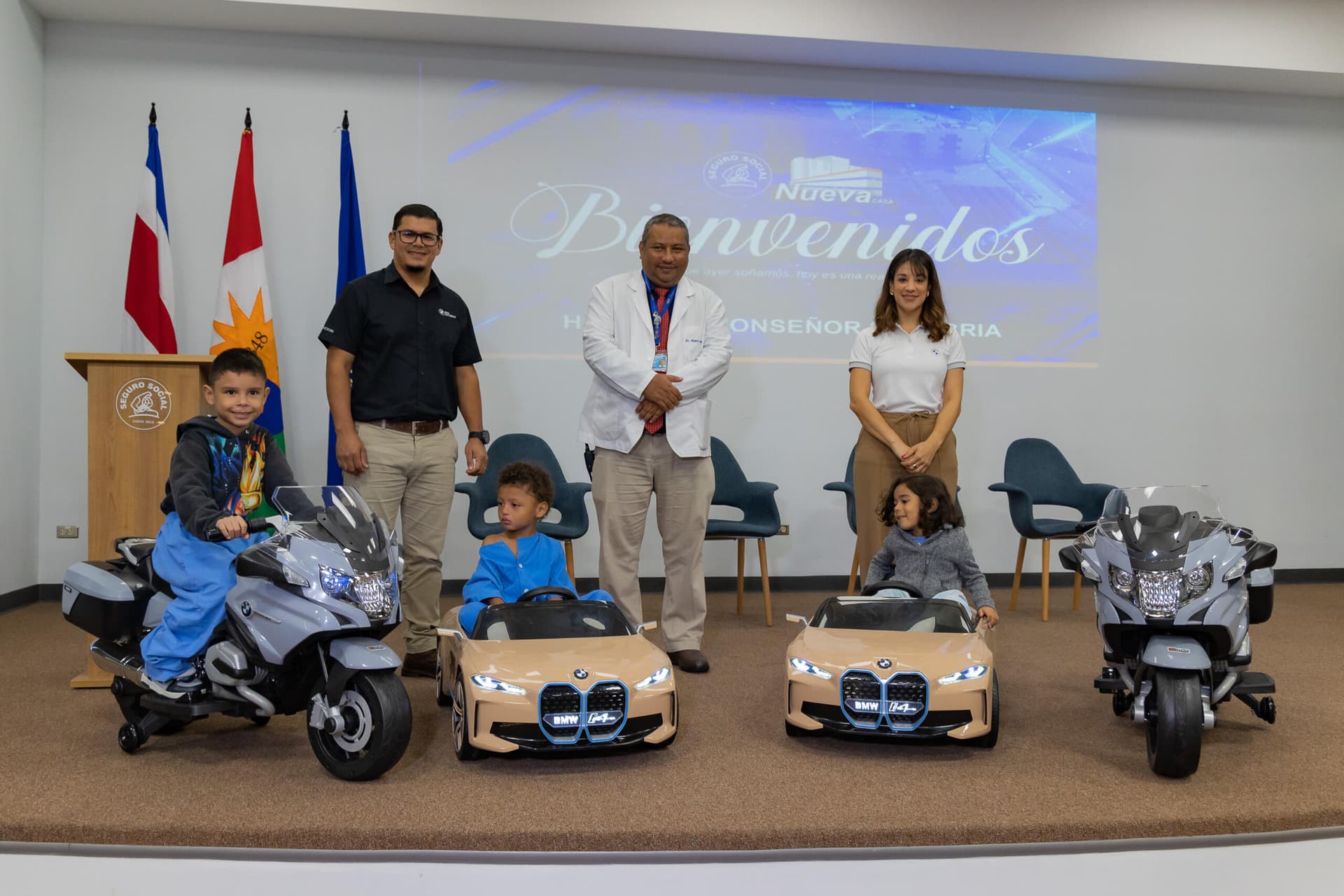 Red Motors dona vehículos eléctricos infantiles para apoyar a pacientes pediátricos