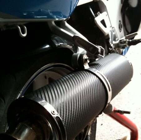 Como hacer más silencioso el tubo de escape de una moto. 1 prin