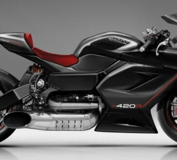 La MTT 420R, una moto con turbina de helicóptero 15 prin