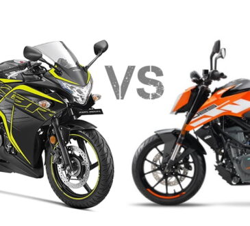 Cbr vs Ktm