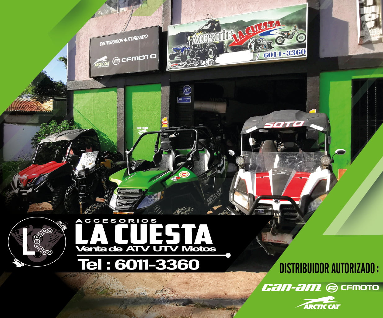 Can Am taller de cuadras y Mulas CF Moto y Arctic Cat Taller La cuesta.