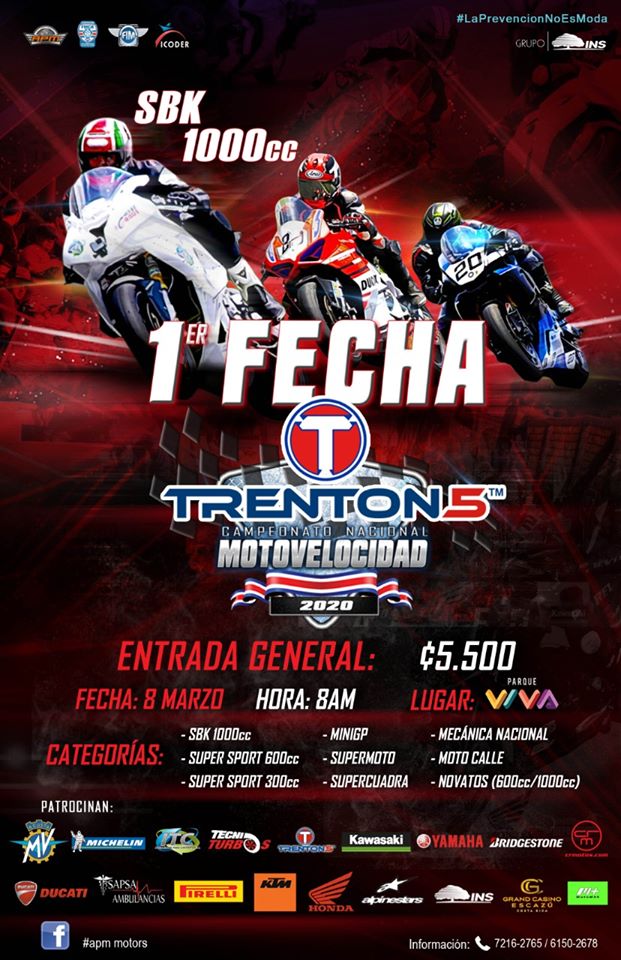Trenton 5 - Campeonato Nacional Motovelocidad 2020 2 campeonato