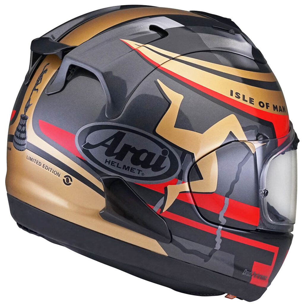 ARAI ISLE OF MAN TT EDICIÓN LIMITADA CORSAIR-X 2020 2 arai