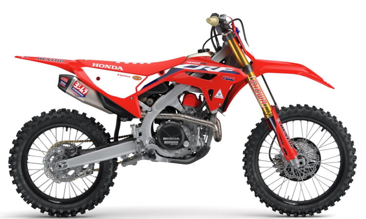 Línea Honda CRF450 2022 1 Linea Honda CRF450 2022