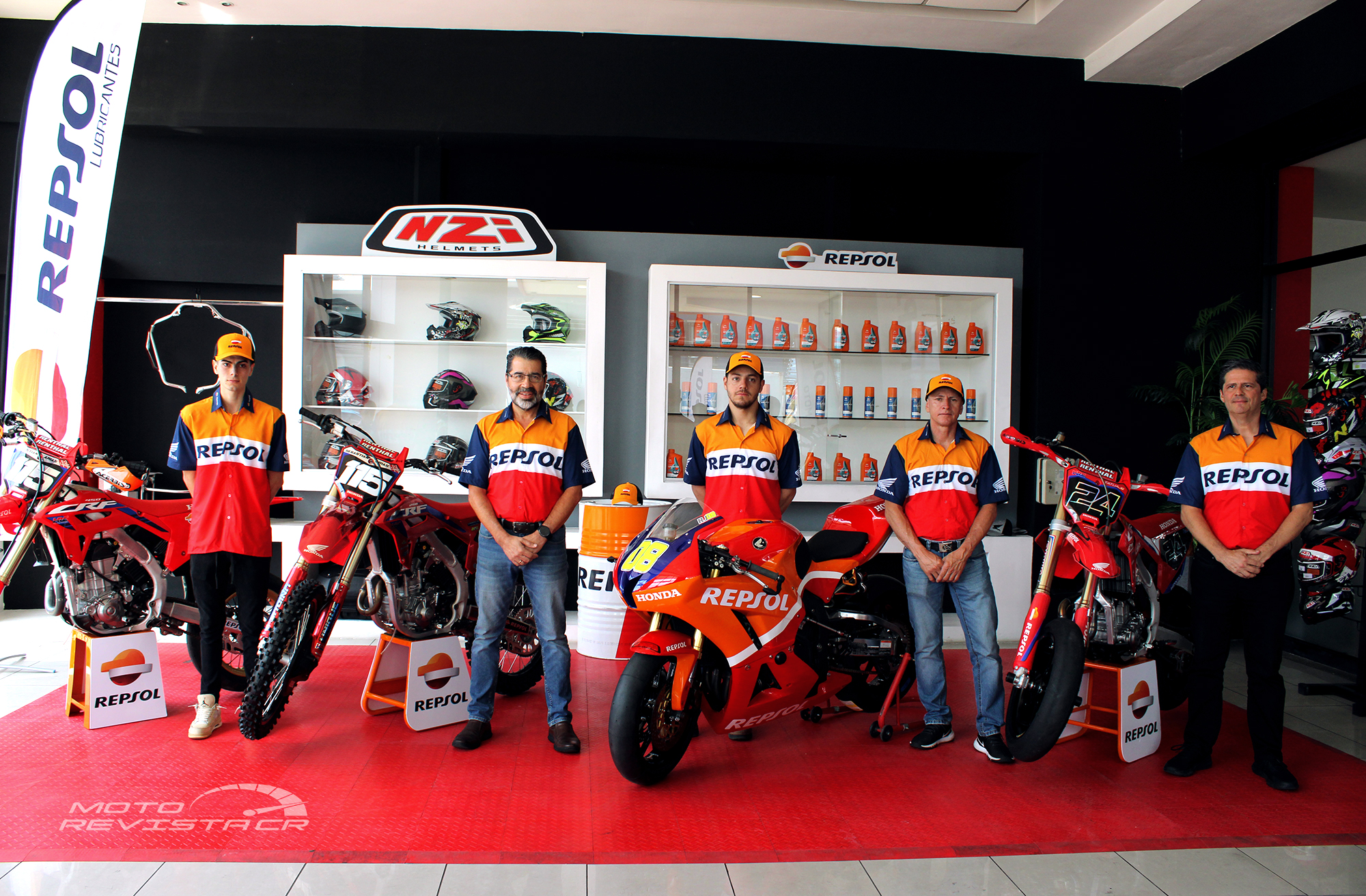 Team Repsol NZi Honda preparado para la temporada 2023 del Motociclismo