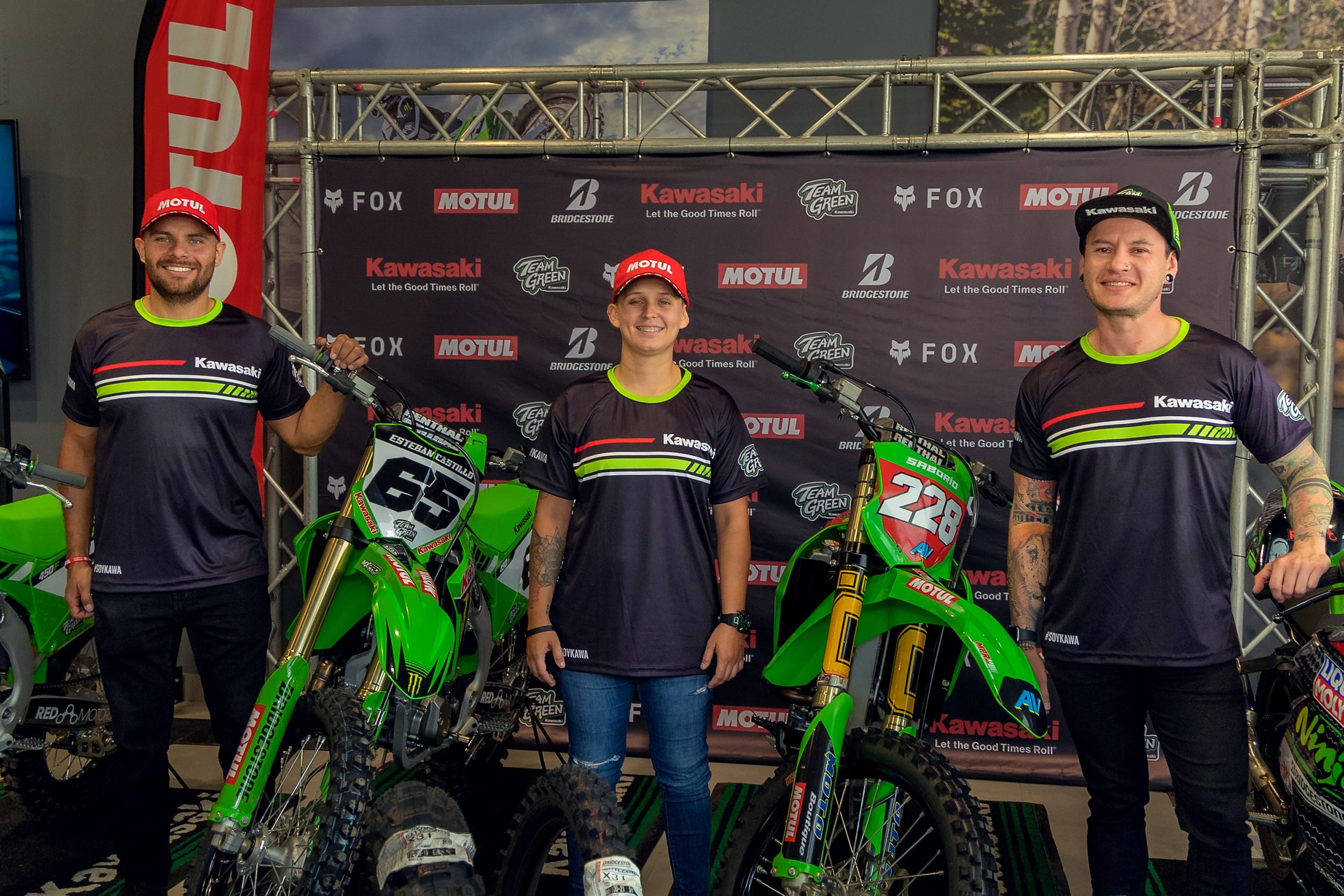 Cuatro destacados pilotos ticos correrán con el equipo Kawasaki 1 Cuatro destacados pilotos ticos correrán con el equipo Kawasaki