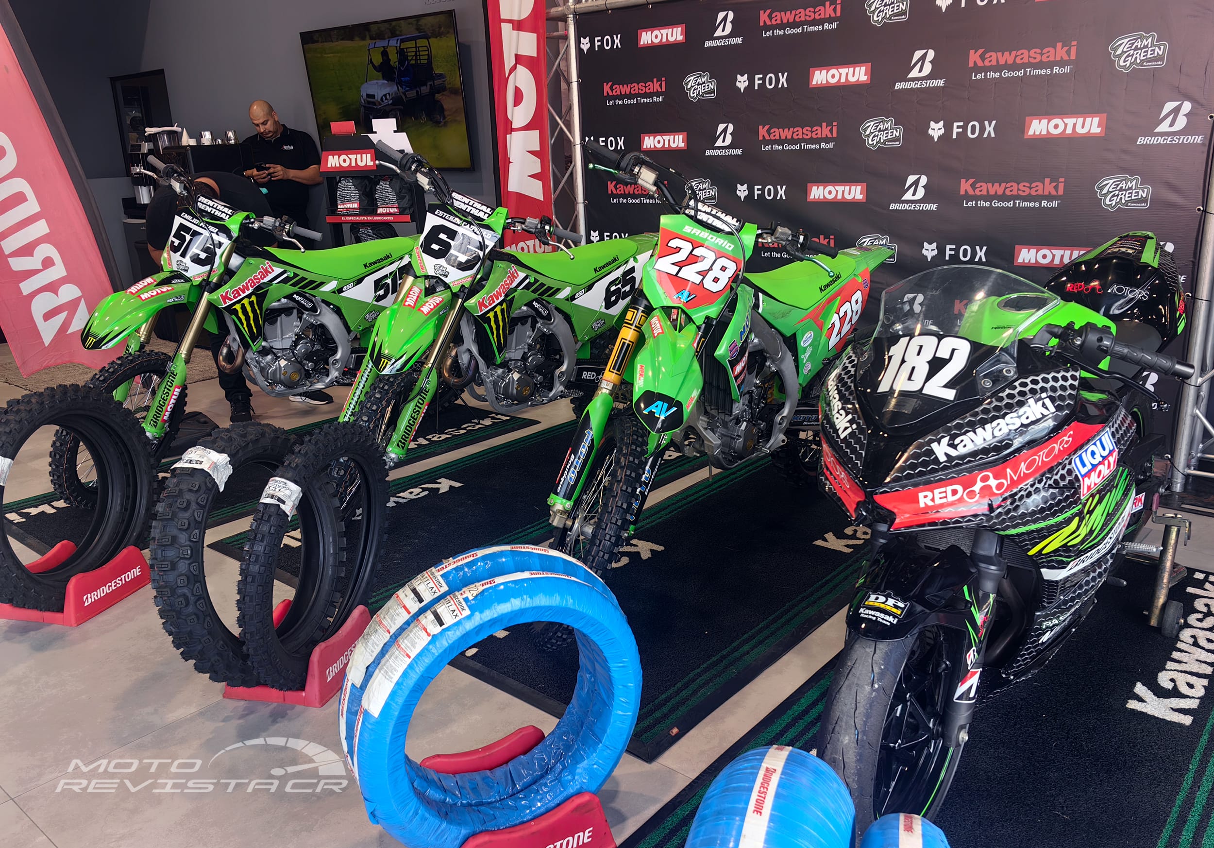 Cuatro destacados pilotos ticos correrán con el equipo Kawasaki 3 kawasaki
