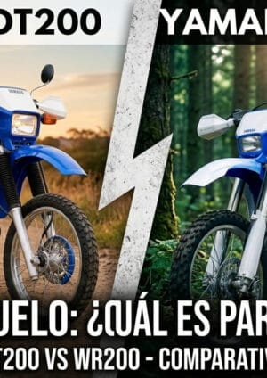 Yamaha DT200R vs WR200R Costa Rica comparación